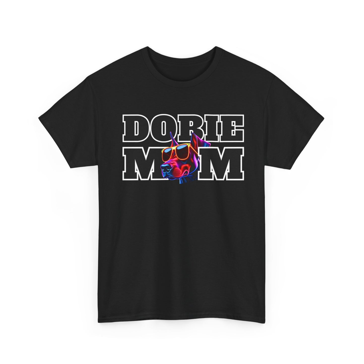 Dobie Mom 09 2025 Unisex Heavy Cotton Tee