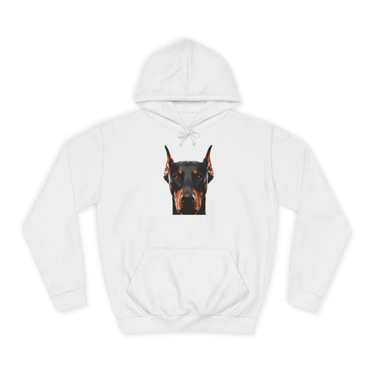 Doberman 1 Unisex College Hoodie