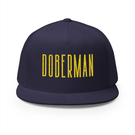 Doberman 4 Panel Trucker Cap