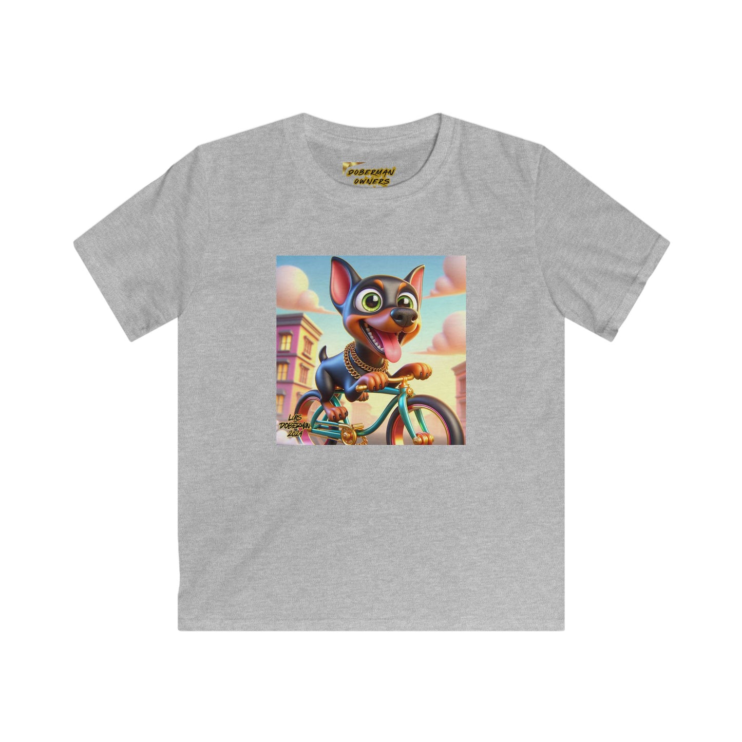 Luis Doberman Edition 008 Kids Softstyle Tee