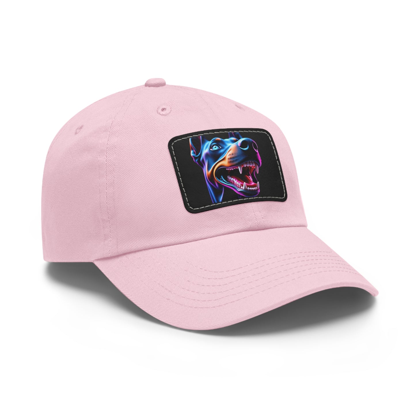 Smiles 1 Dad Hat with Leather Patch (Rectangle)