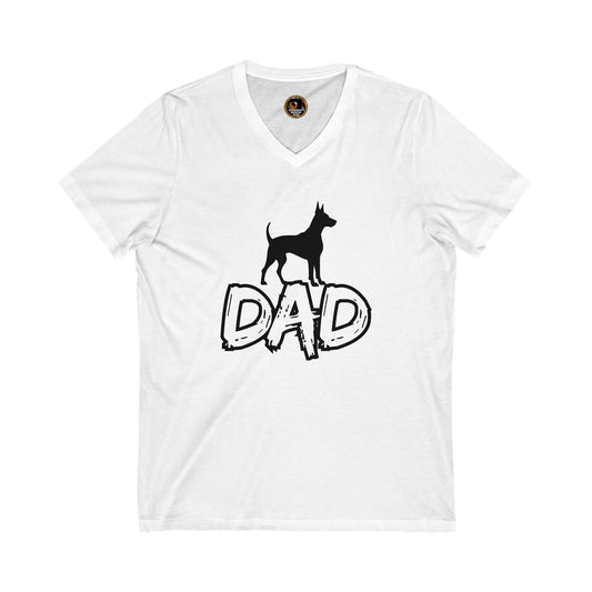 Dad 3 Special Edition Private Label Unisex Jersey Short Sleeve V-Neck Tee