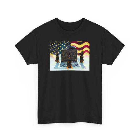 Doberman Memorial 1 2025 Unisex Heavy Cotton Tee