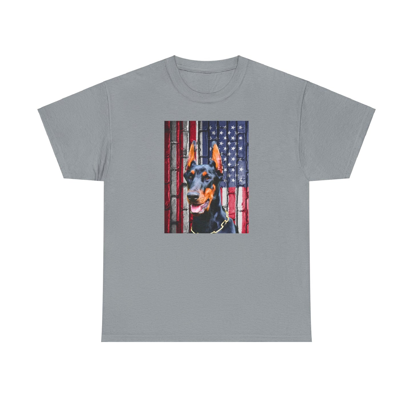 USA Flag 2 2025 Unisex Heavy Cotton Tee