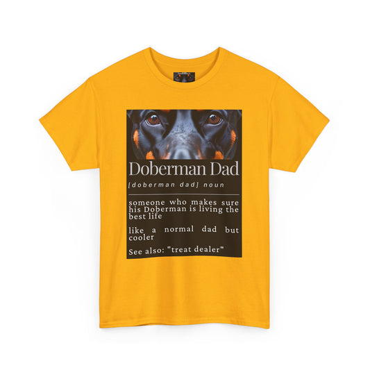Doberman Dad S1 Private Lable Unisex Heavy Cotton Tee
