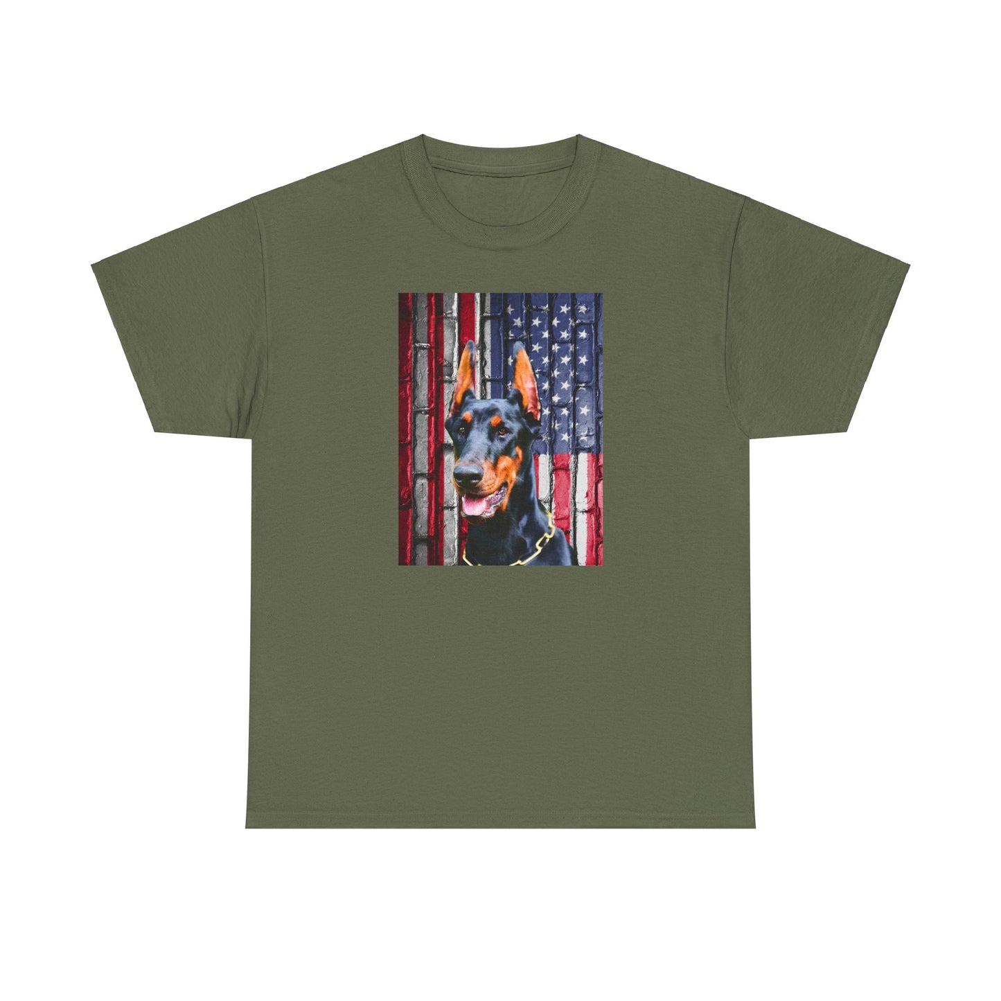 USA Flag 2 2025 Unisex Heavy Cotton Tee