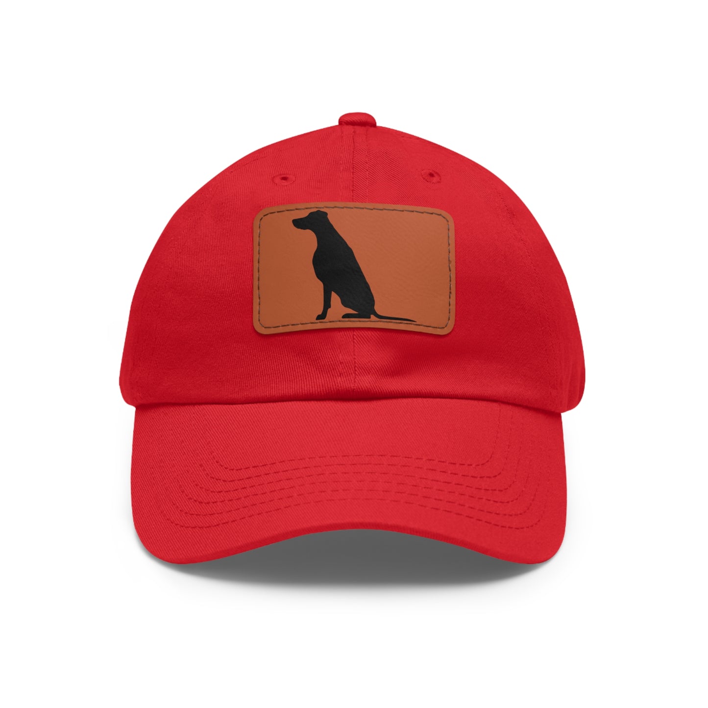 Sit 1 Dad Hat with Leather Patch (Rectangle)