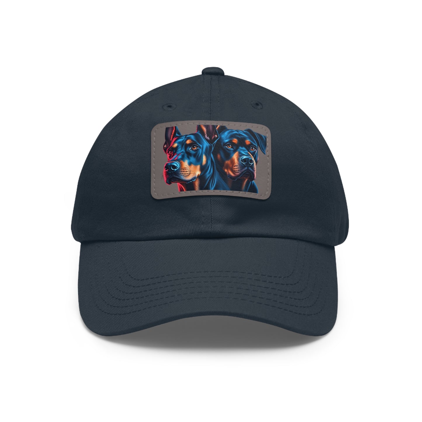 Los Primos 1 Dad Hat with Leather Patch (Rectangle)