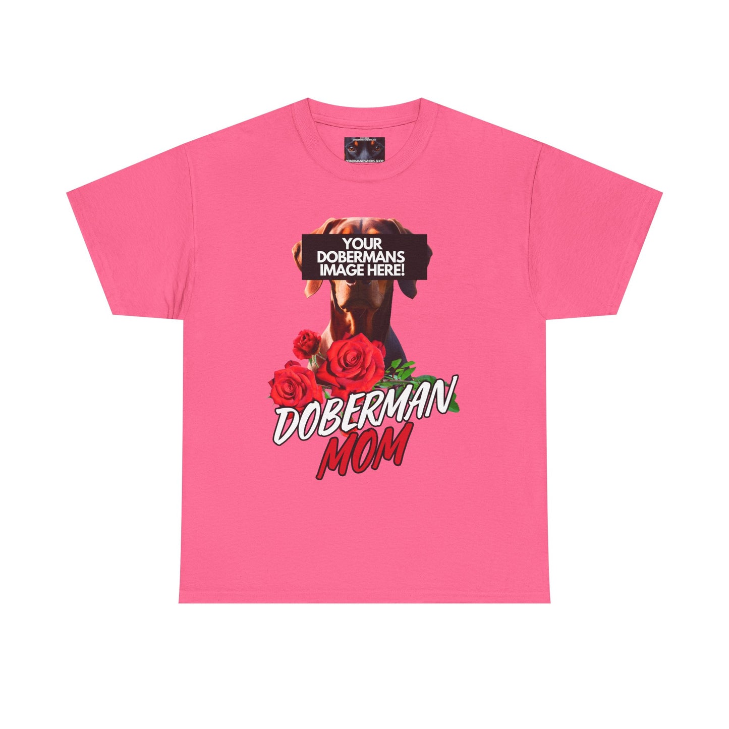 Custom Mom Roses  Private Lable Unisex Heavy Cotton Tee