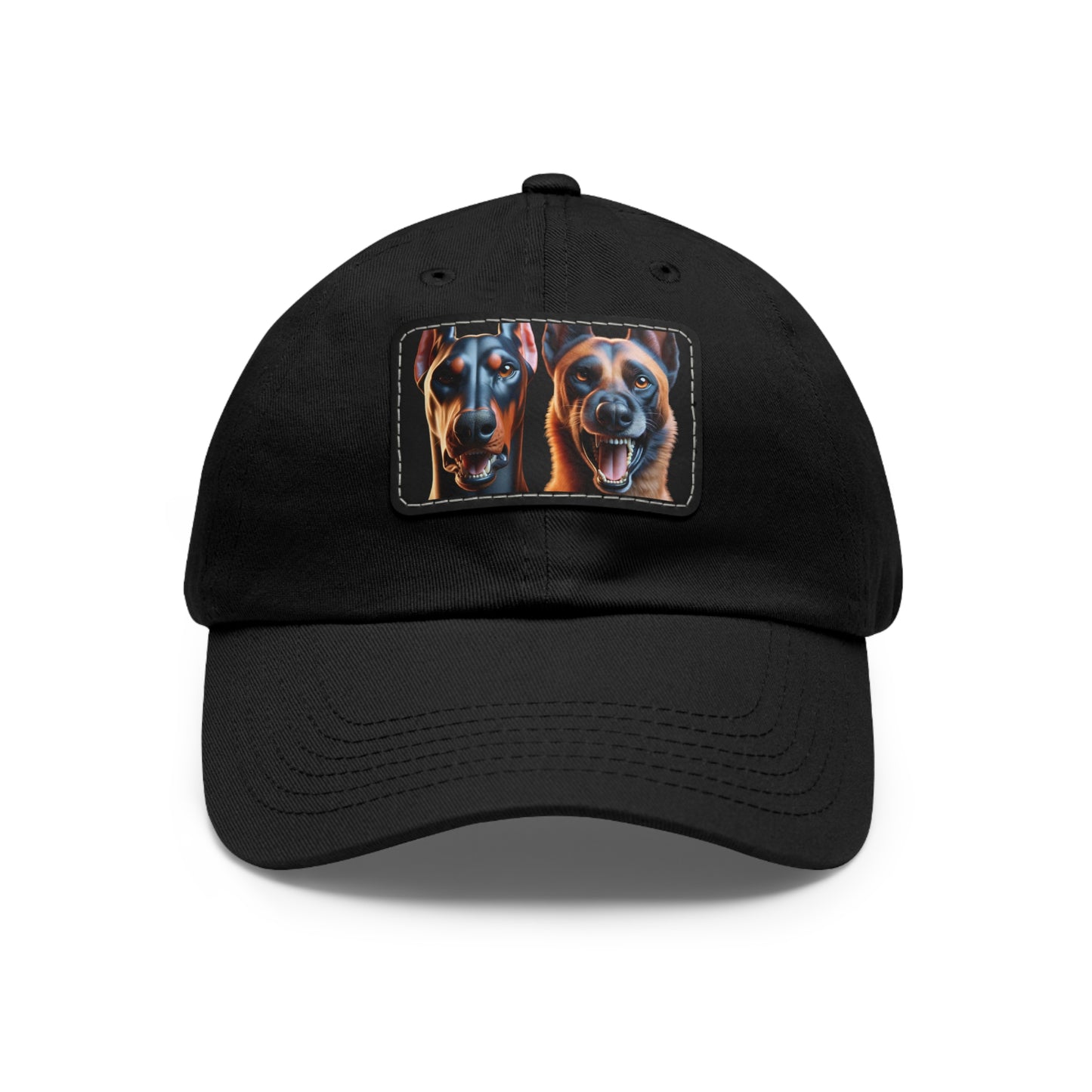 FA & FO 1 Dad Hat with Leather Patch (Rectangle)