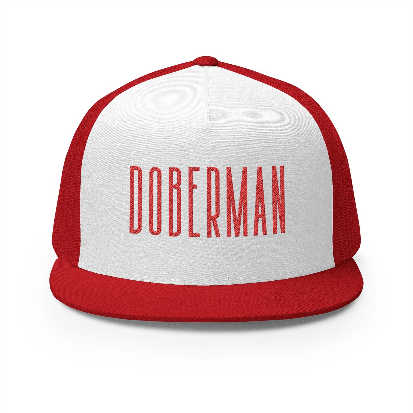 Doberman 3 Panel Trucker Cap