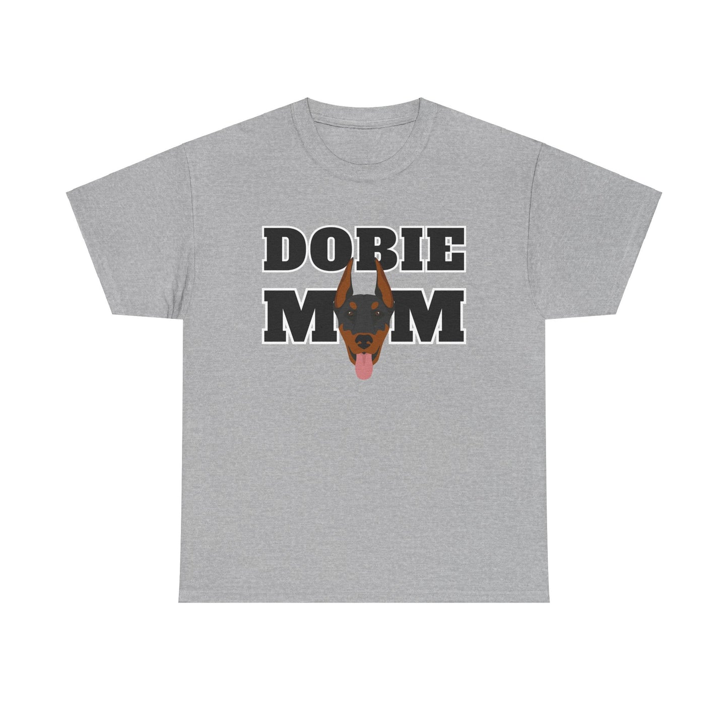 Dobie Mom 02 2025 Unisex Heavy Cotton Tee