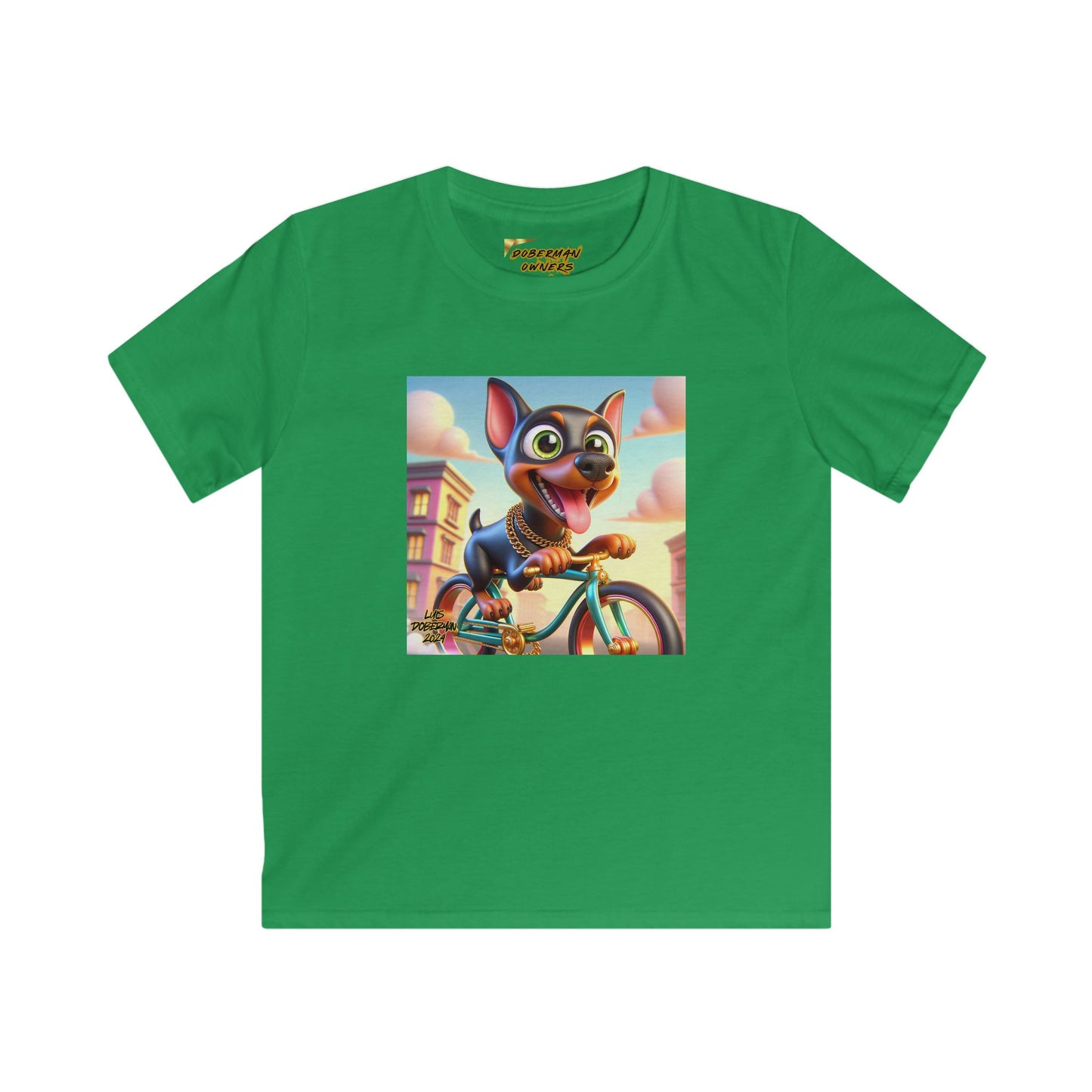 Luis Doberman Edition 008 Kids Softstyle Tee