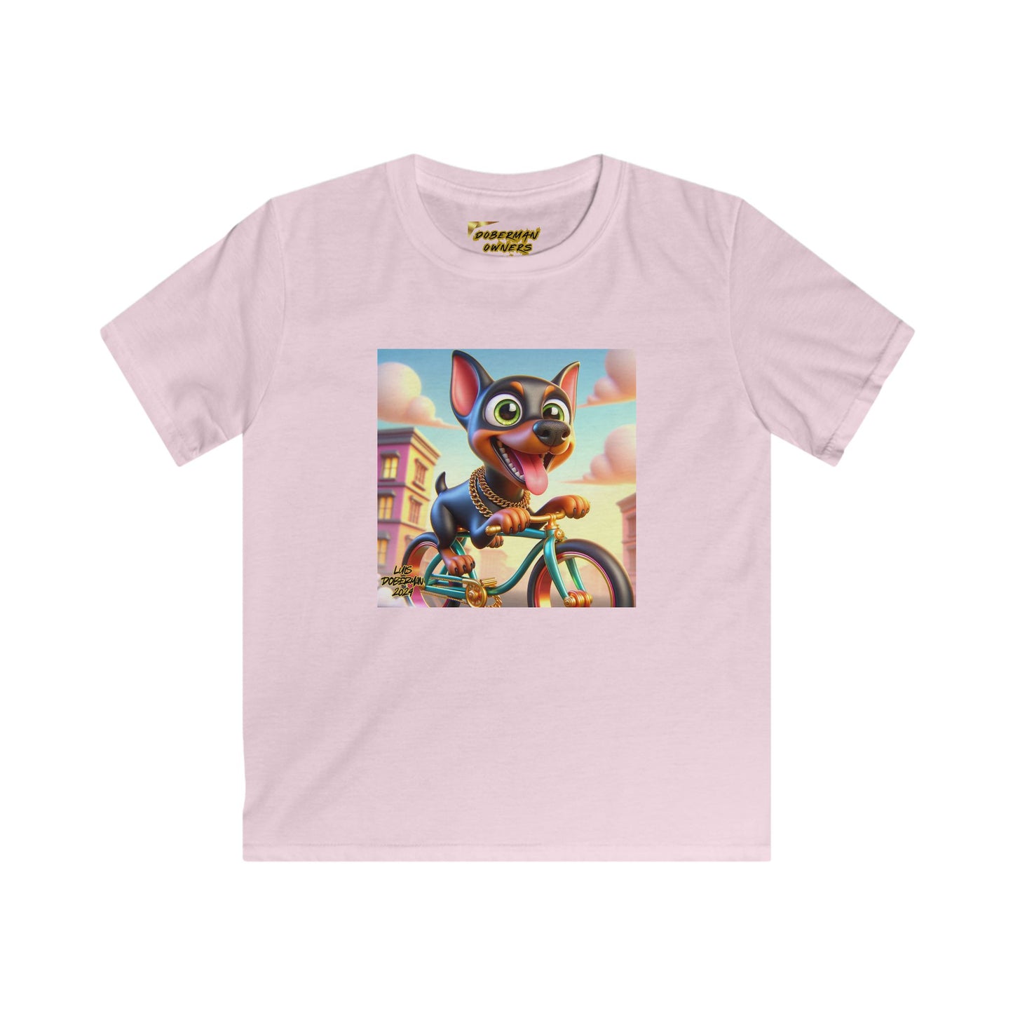 Luis Doberman Edition 008 Kids Softstyle Tee