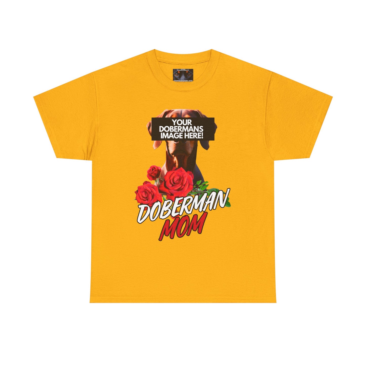 Custom Mom Roses  Private Lable Unisex Heavy Cotton Tee