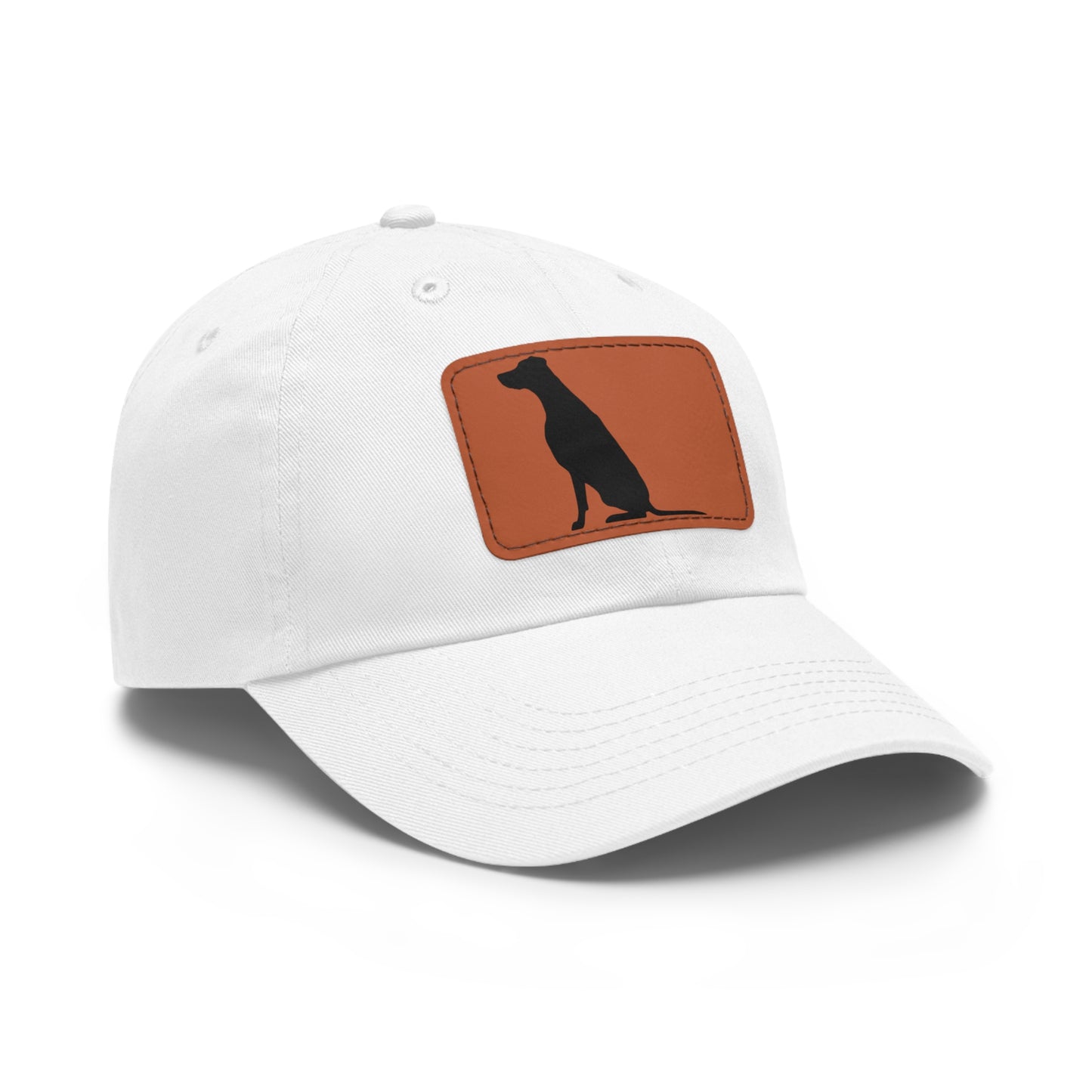 Sit 1 Dad Hat with Leather Patch (Rectangle)
