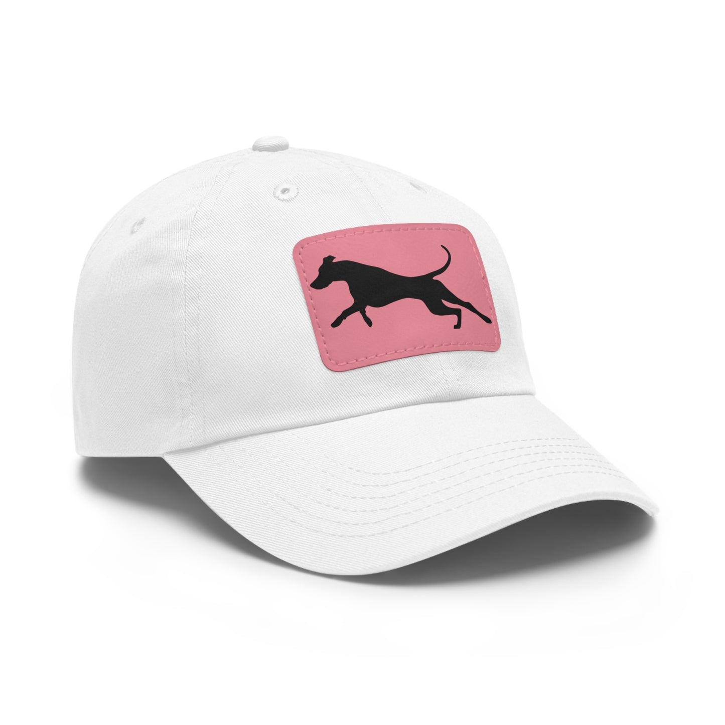 Run 1 Dad Hat with Leather Patch (Rectangle)