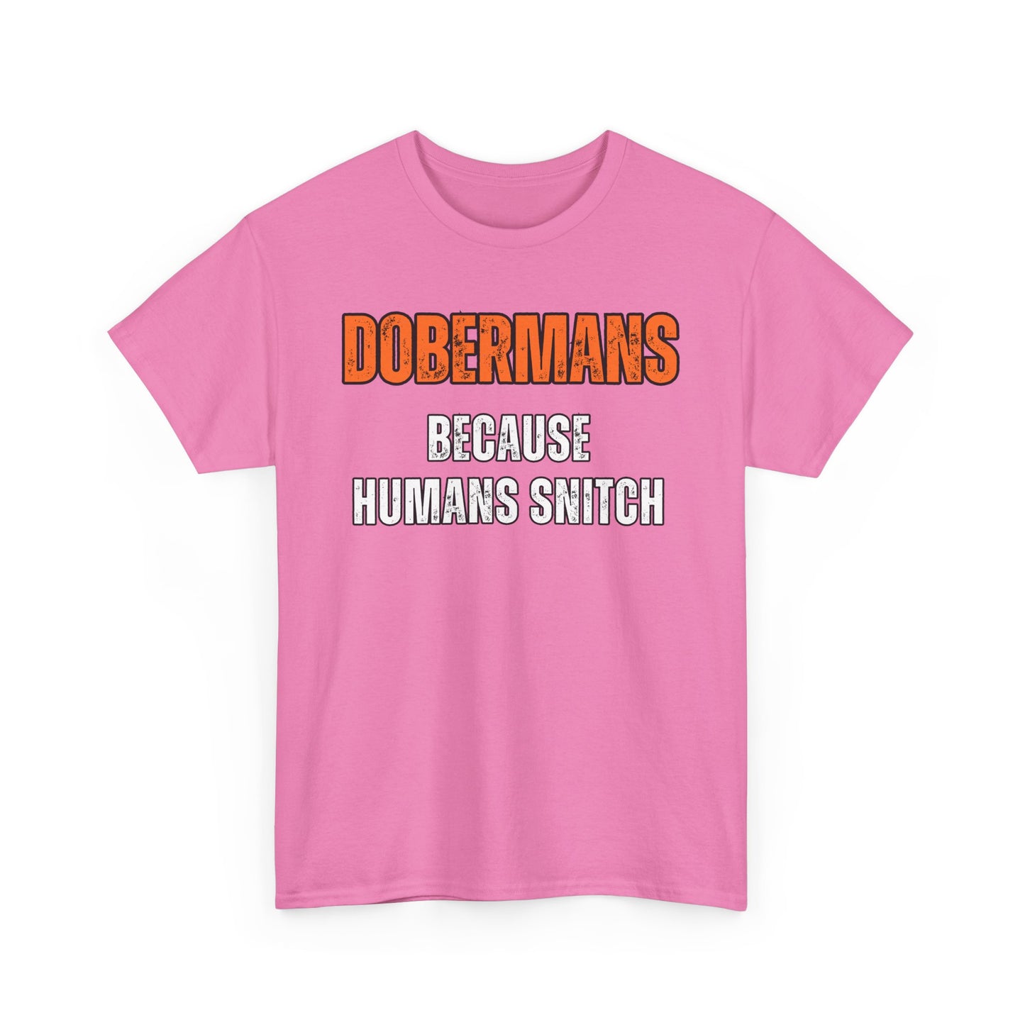 Dobermans Because 4 2025 Unisex Heavy Cotton Tee