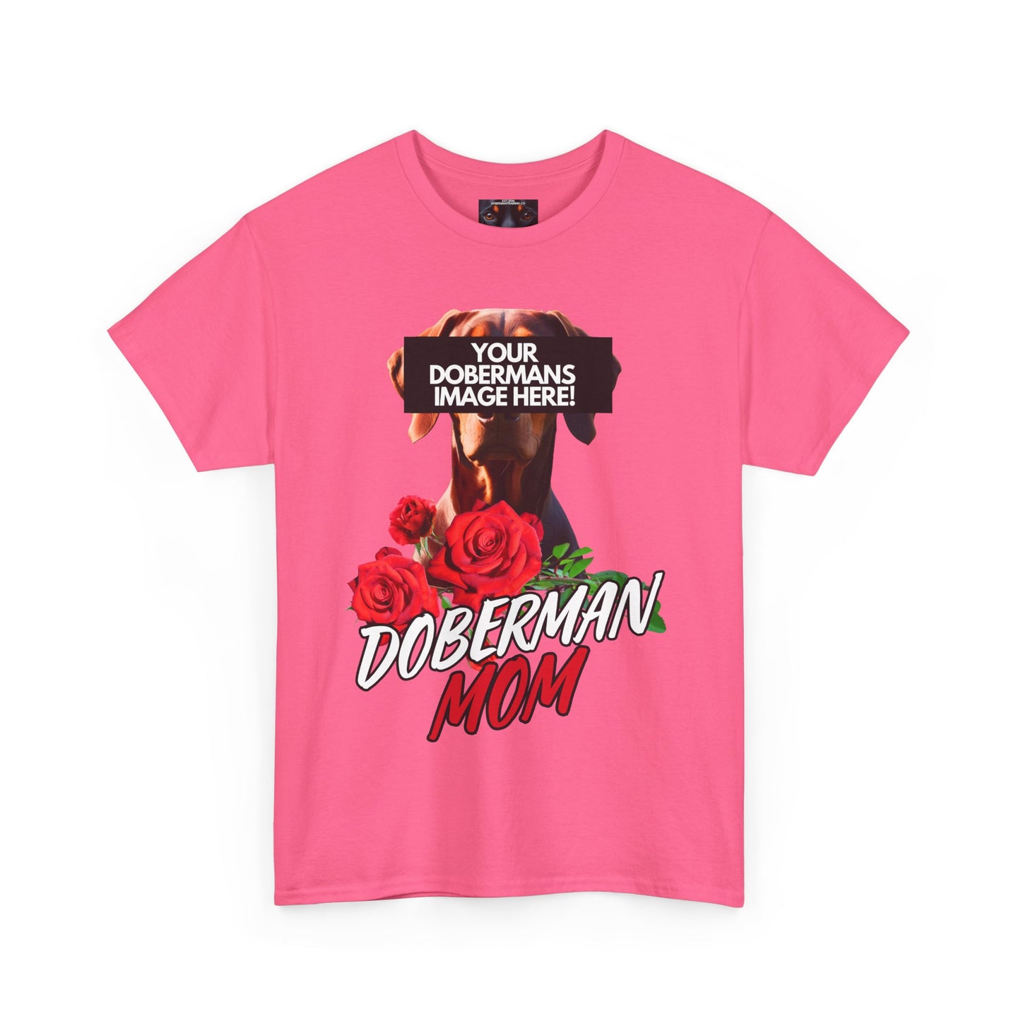 Custom Mom Roses  Private Lable Unisex Heavy Cotton Tee