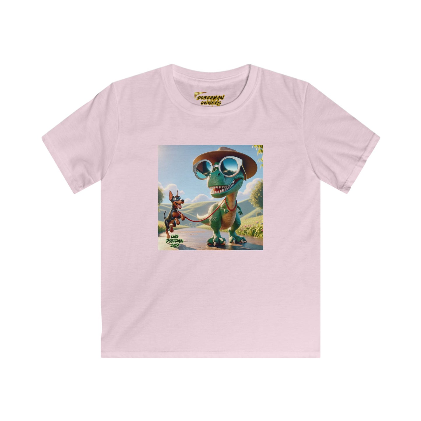 Luis Doberman Edition 009 Kids Softstyle Tee