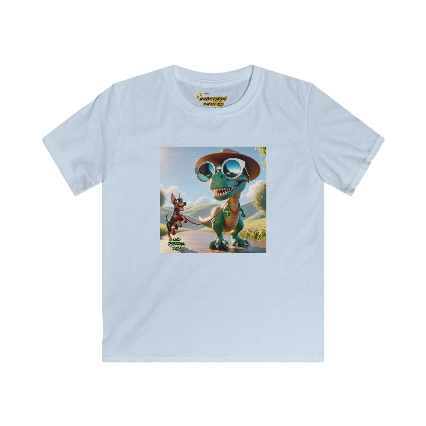 Luis Doberman Edition 009 Kids Softstyle Tee