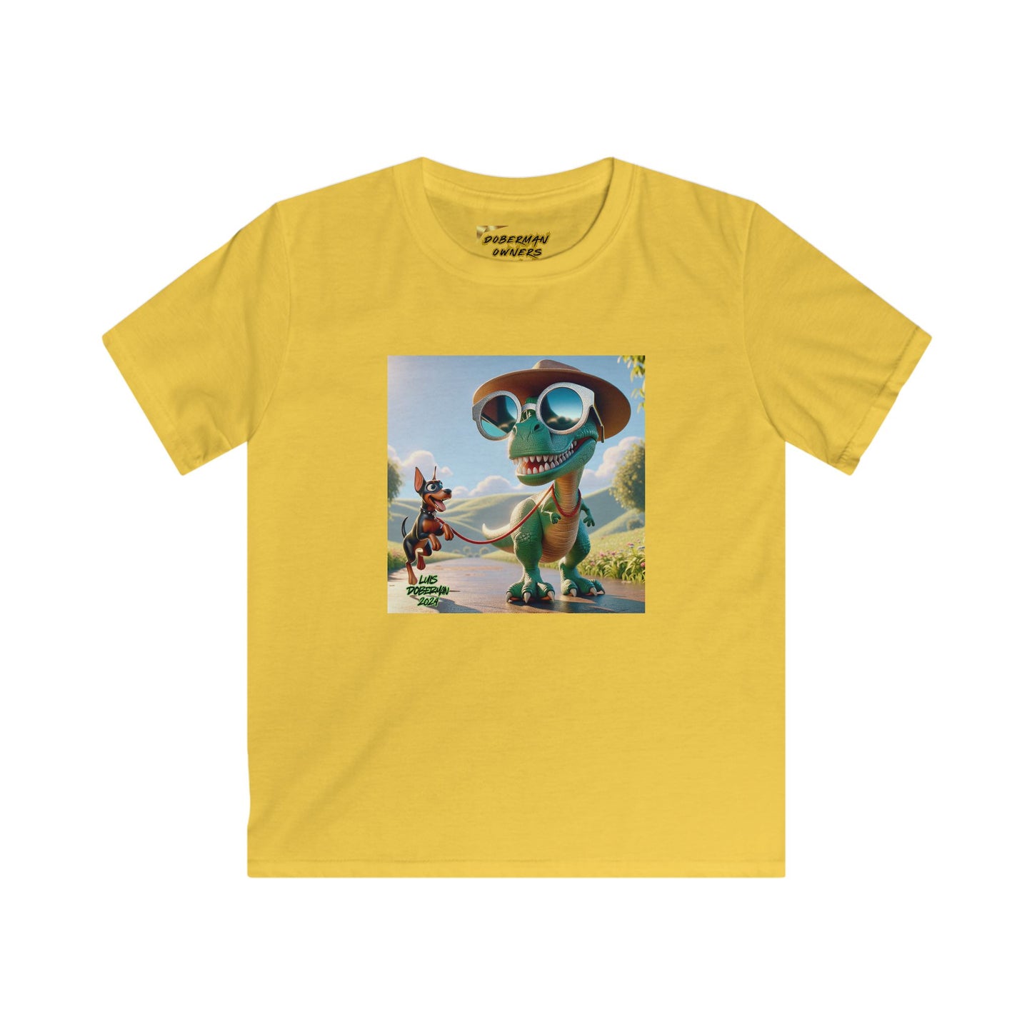 Luis Doberman Edition 009 Kids Softstyle Tee