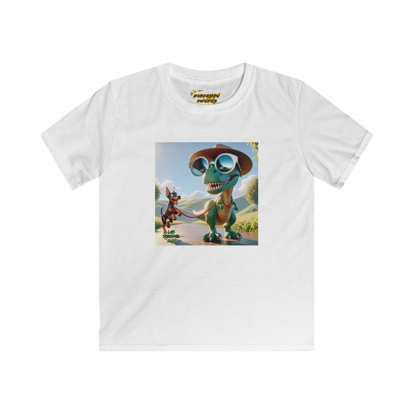 Luis Doberman Edition 009 Kids Softstyle Tee