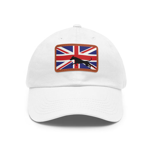 Doberman UK Protect 2 Dad Hat with Leather Patch (Rectangle)
