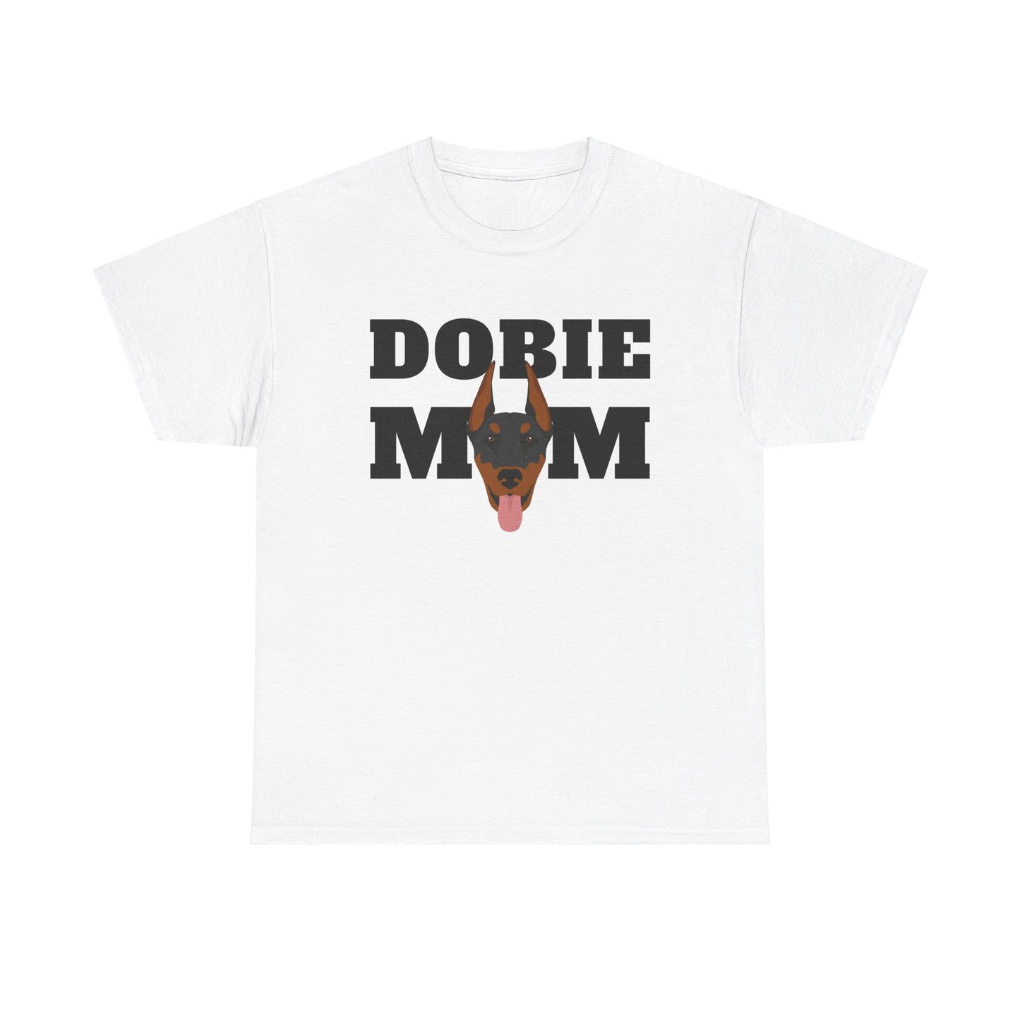 Dobie Mom 02 2025 Unisex Heavy Cotton Tee