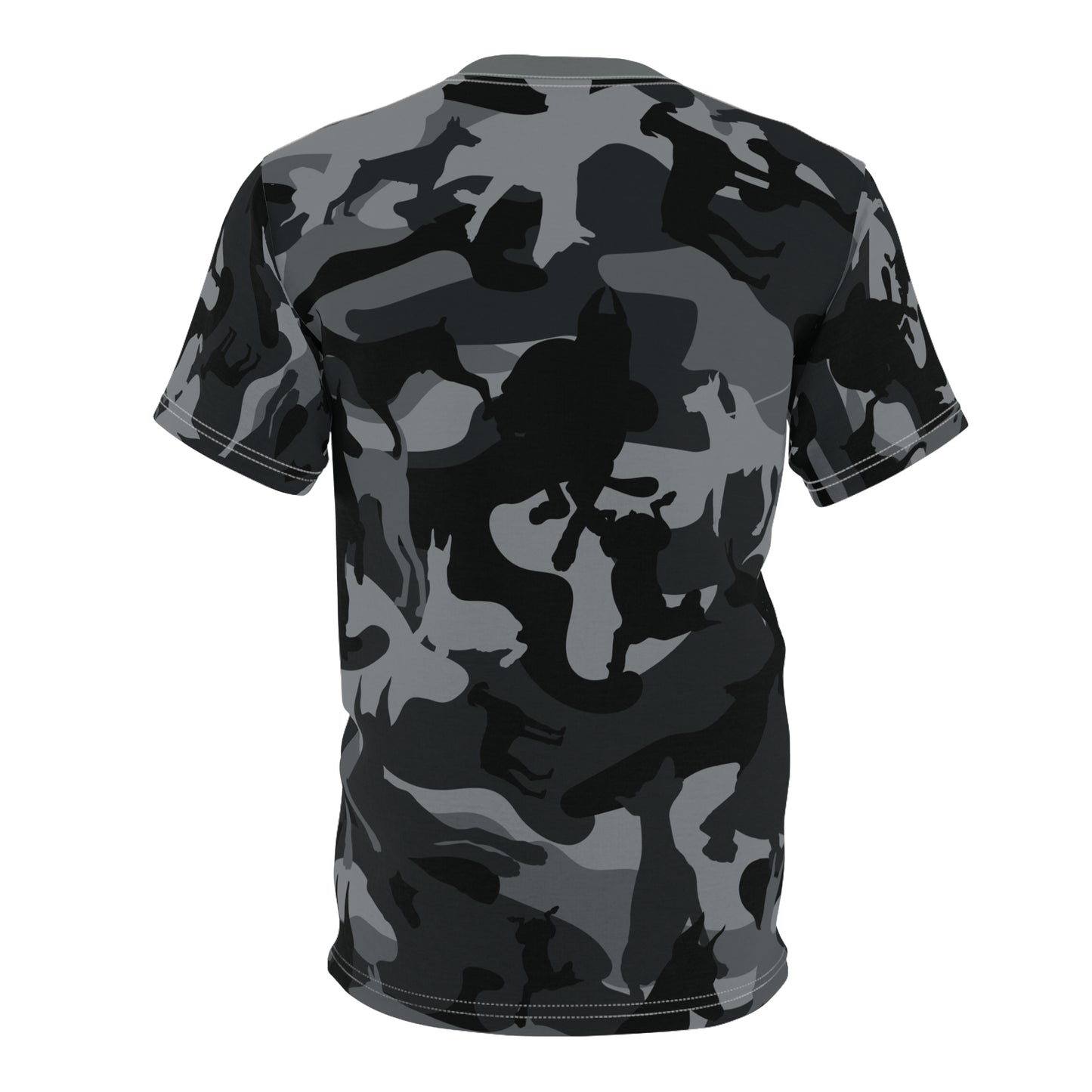 Doberman Camo 11 Unisex Cut & Sew Tee (AOP)