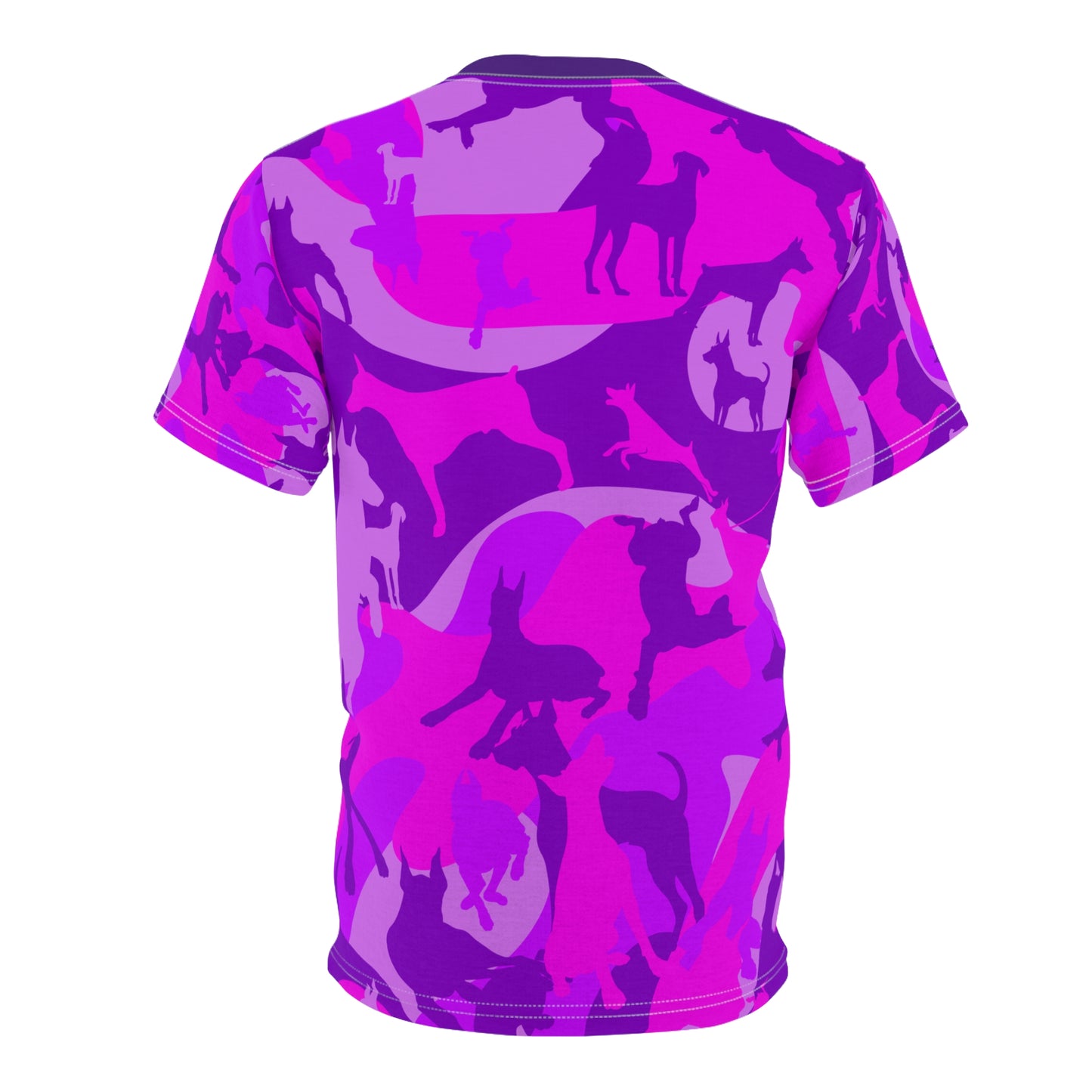 Doberman Camo 5 Unisex Cut & Sew Tee (AOP)