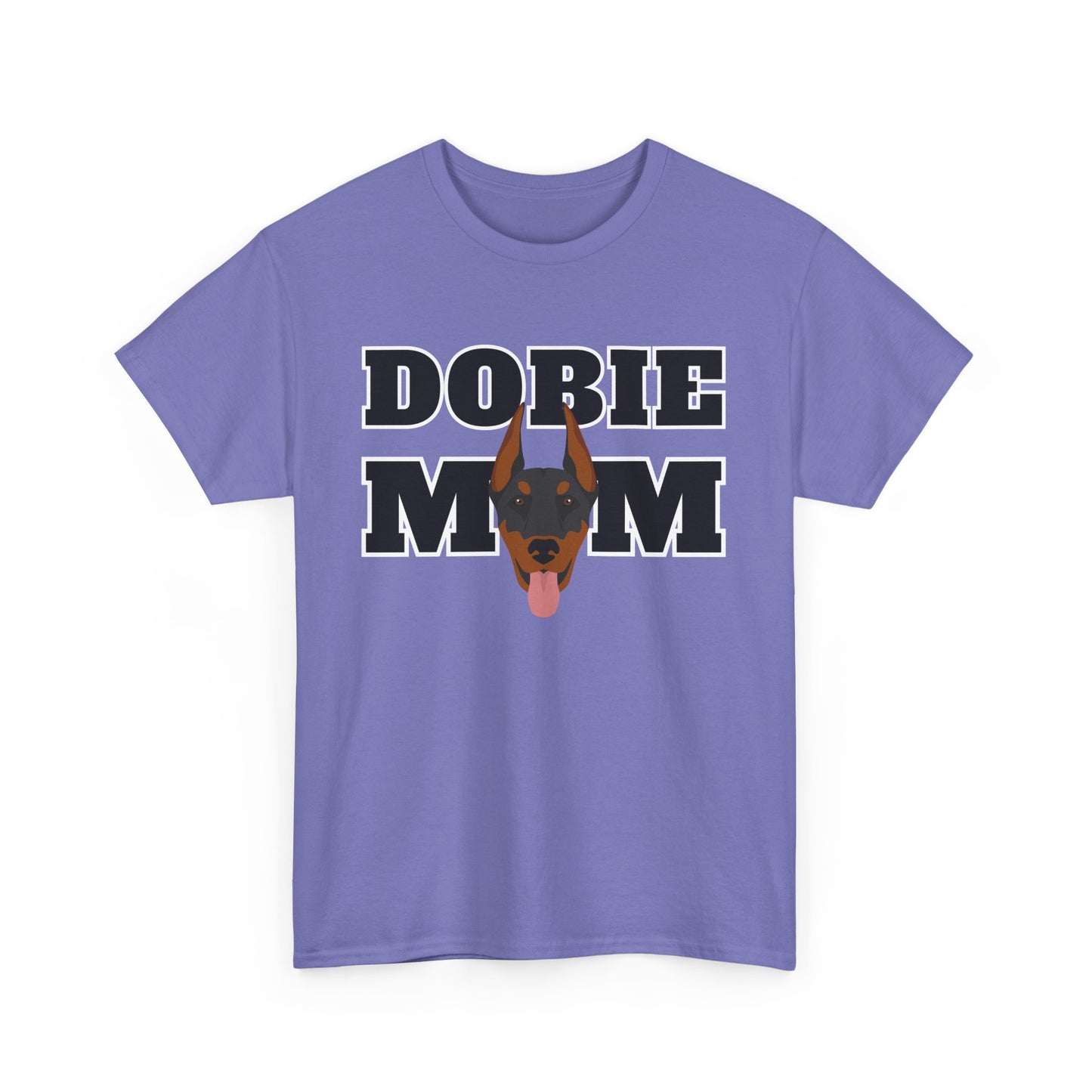 Dobie Mom 02 2025 Unisex Heavy Cotton Tee