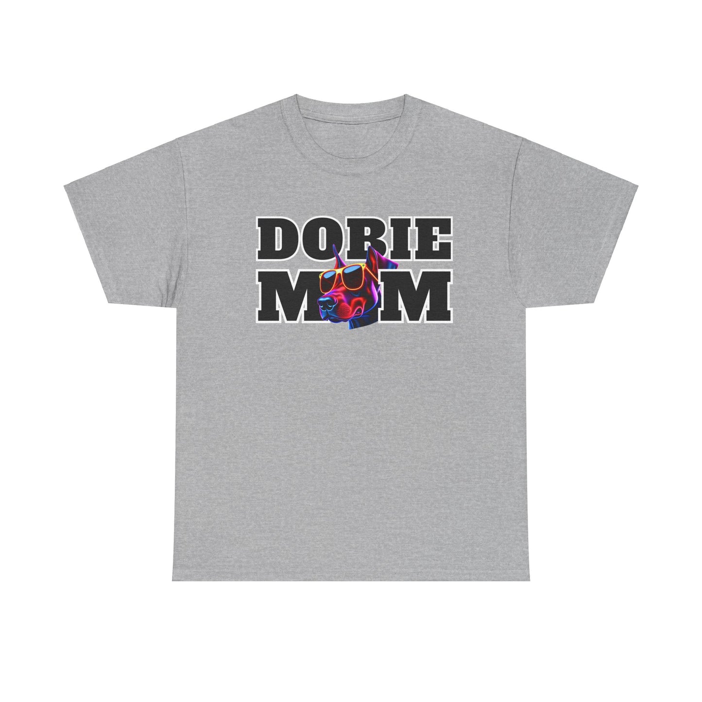 Dobie Mom 09 2025 Unisex Heavy Cotton Tee