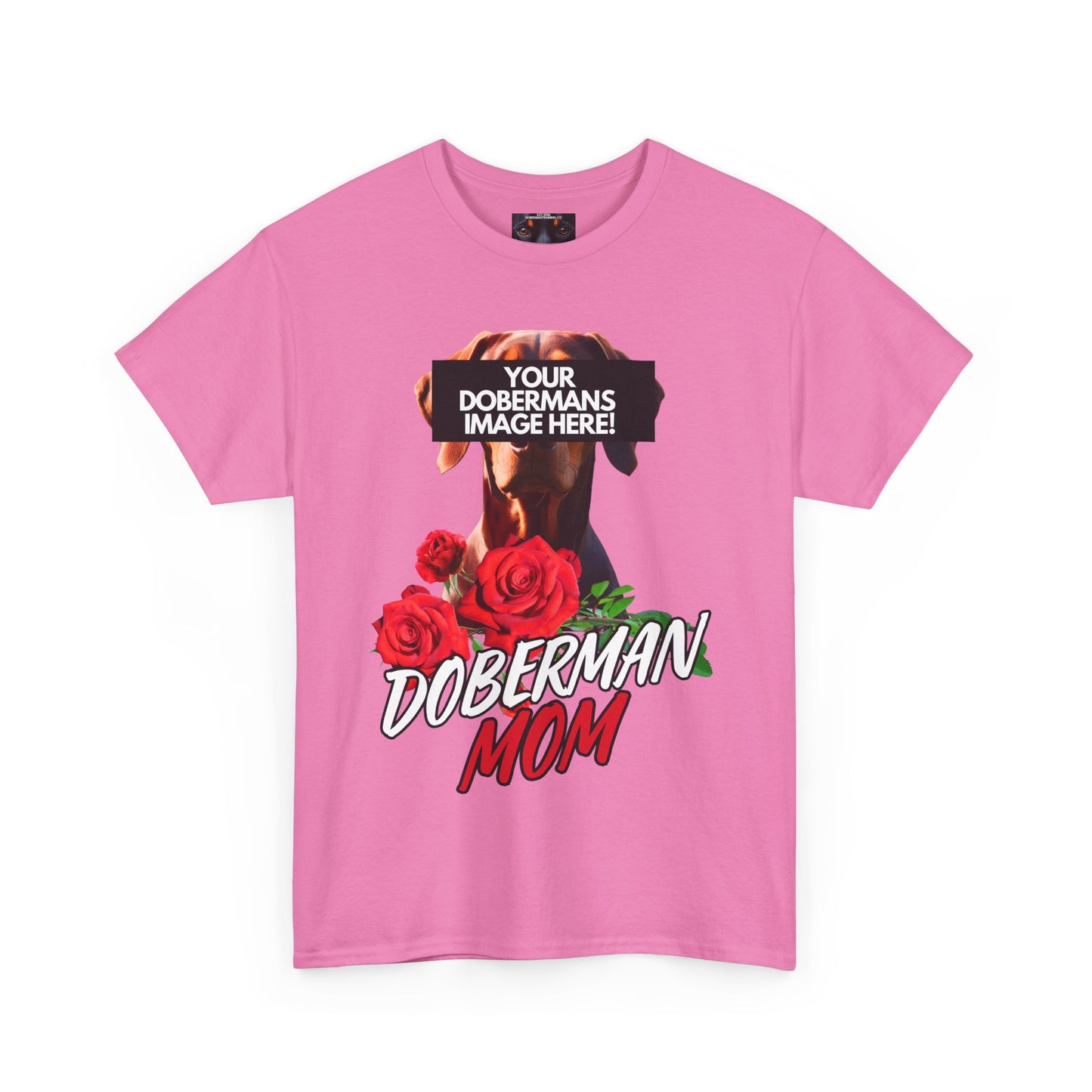 Custom Mom Roses  Private Lable Unisex Heavy Cotton Tee