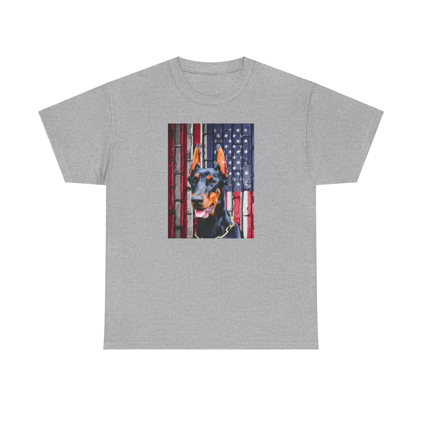 USA Flag 2 2025 Unisex Heavy Cotton Tee