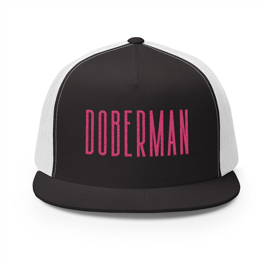 Doberman 2 Panel Trucker Cap