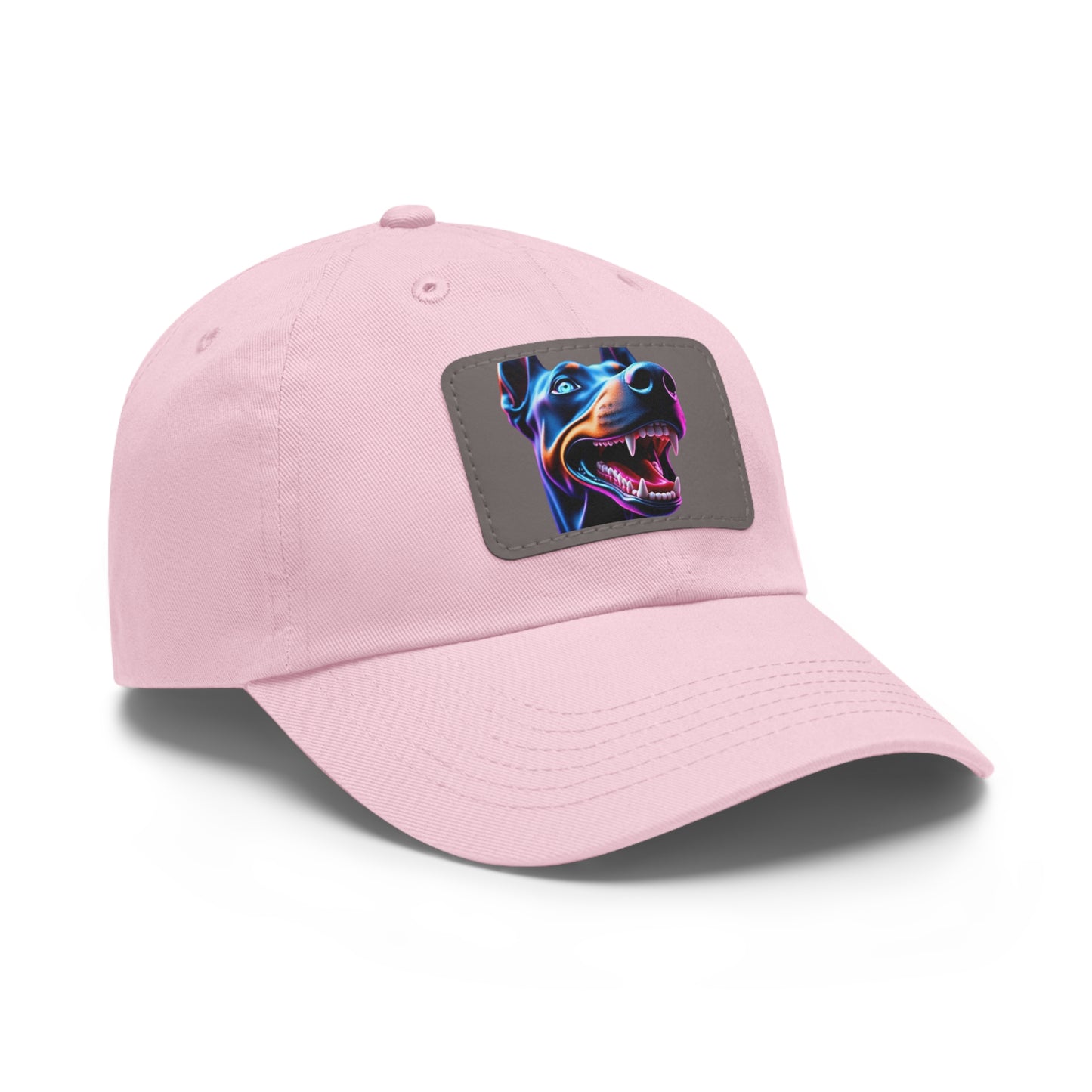 Smiles 1 Dad Hat with Leather Patch (Rectangle)