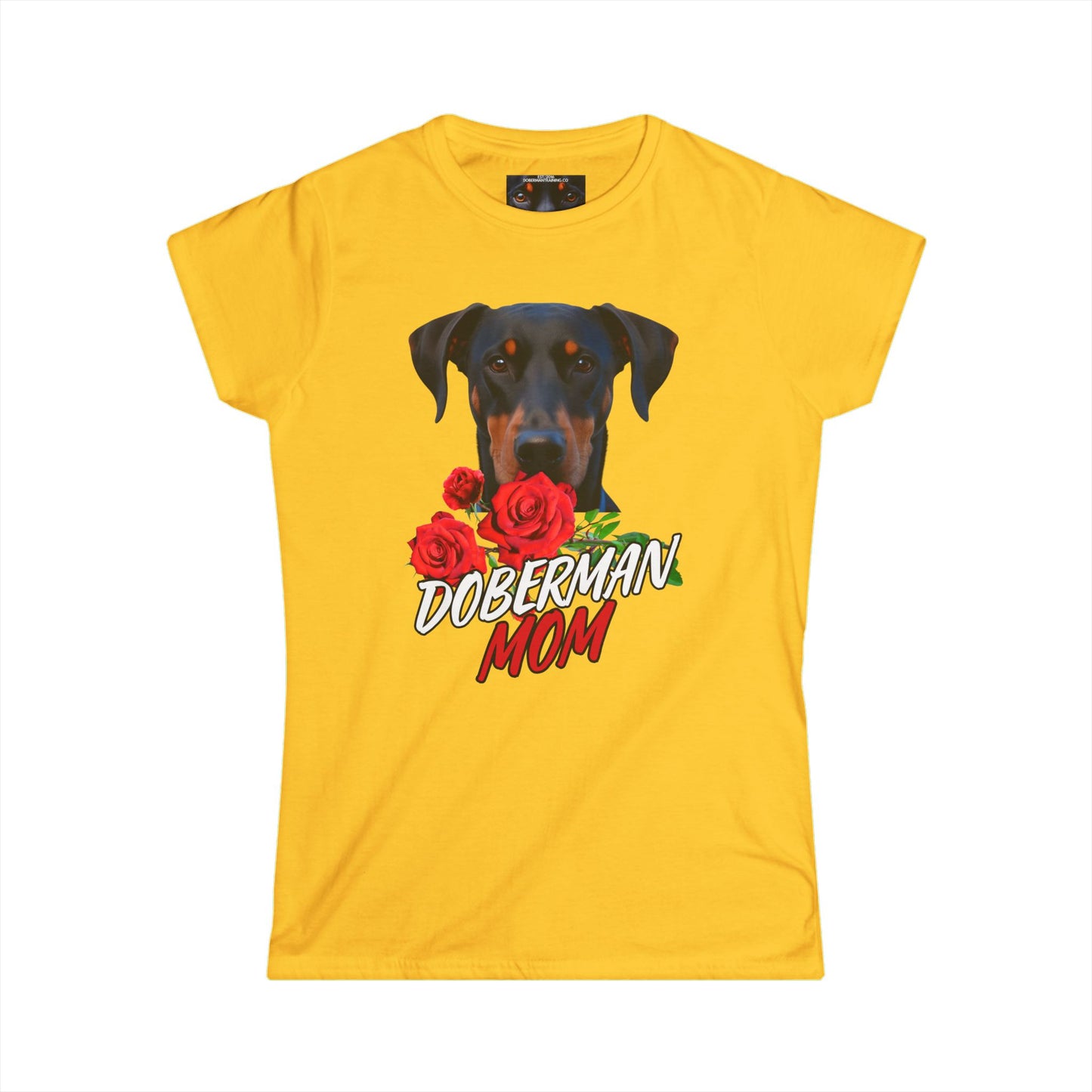 Dobie Mom 1 Women's Softstyle Tee