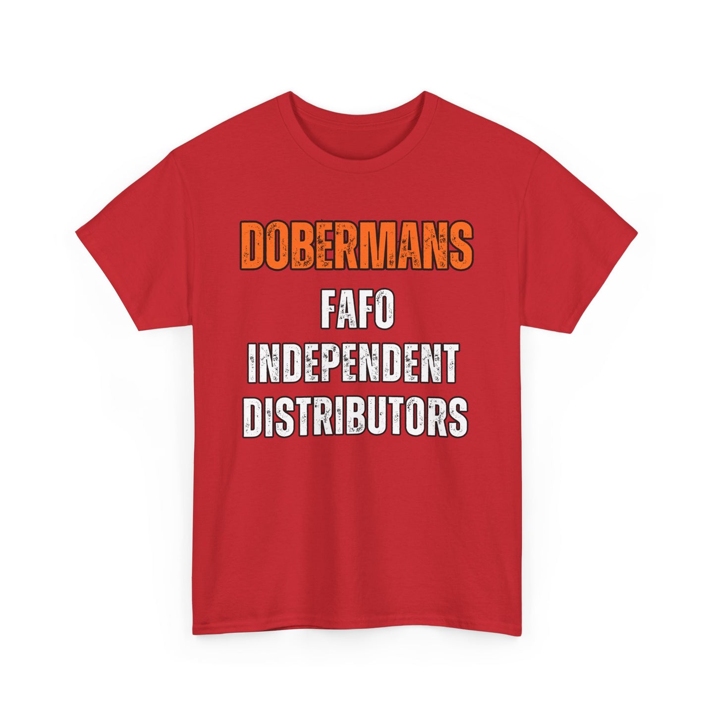 Dobermans Because 5 2025 Unisex Heavy Cotton Tee