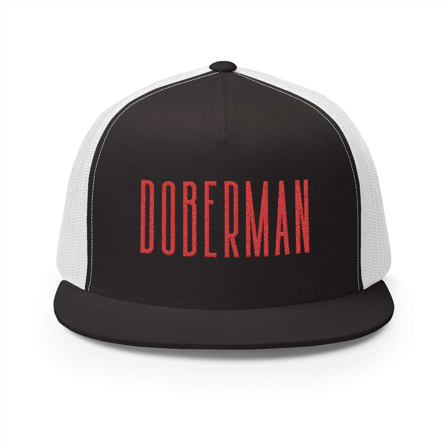 Doberman 3 Panel Trucker Cap