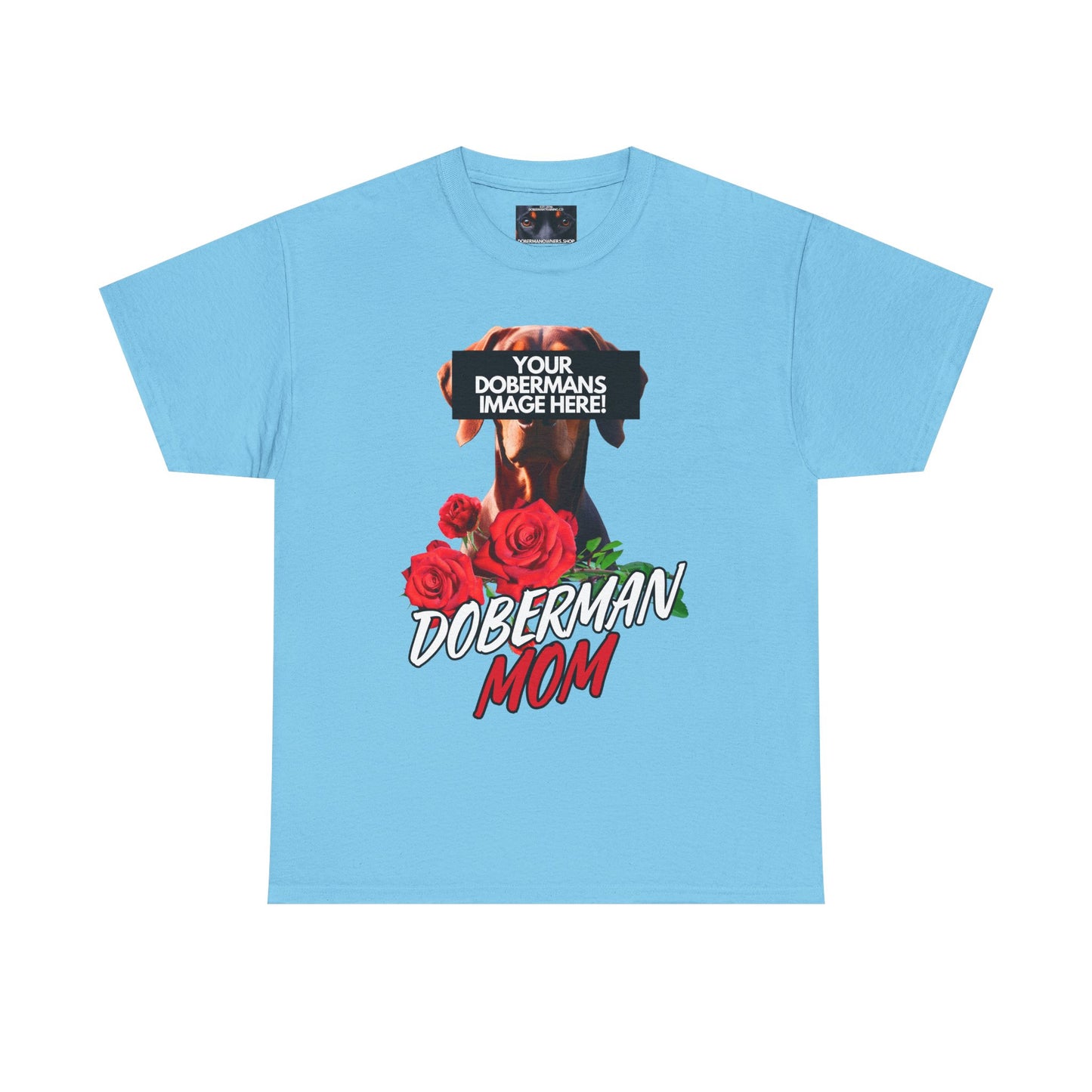 Custom Mom Roses  Private Lable Unisex Heavy Cotton Tee