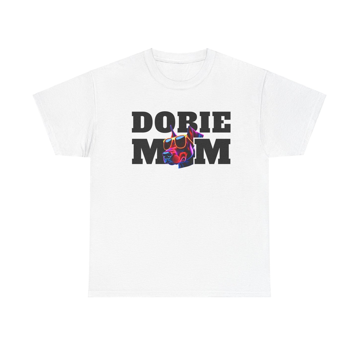 Dobie Mom 09 2025 Unisex Heavy Cotton Tee