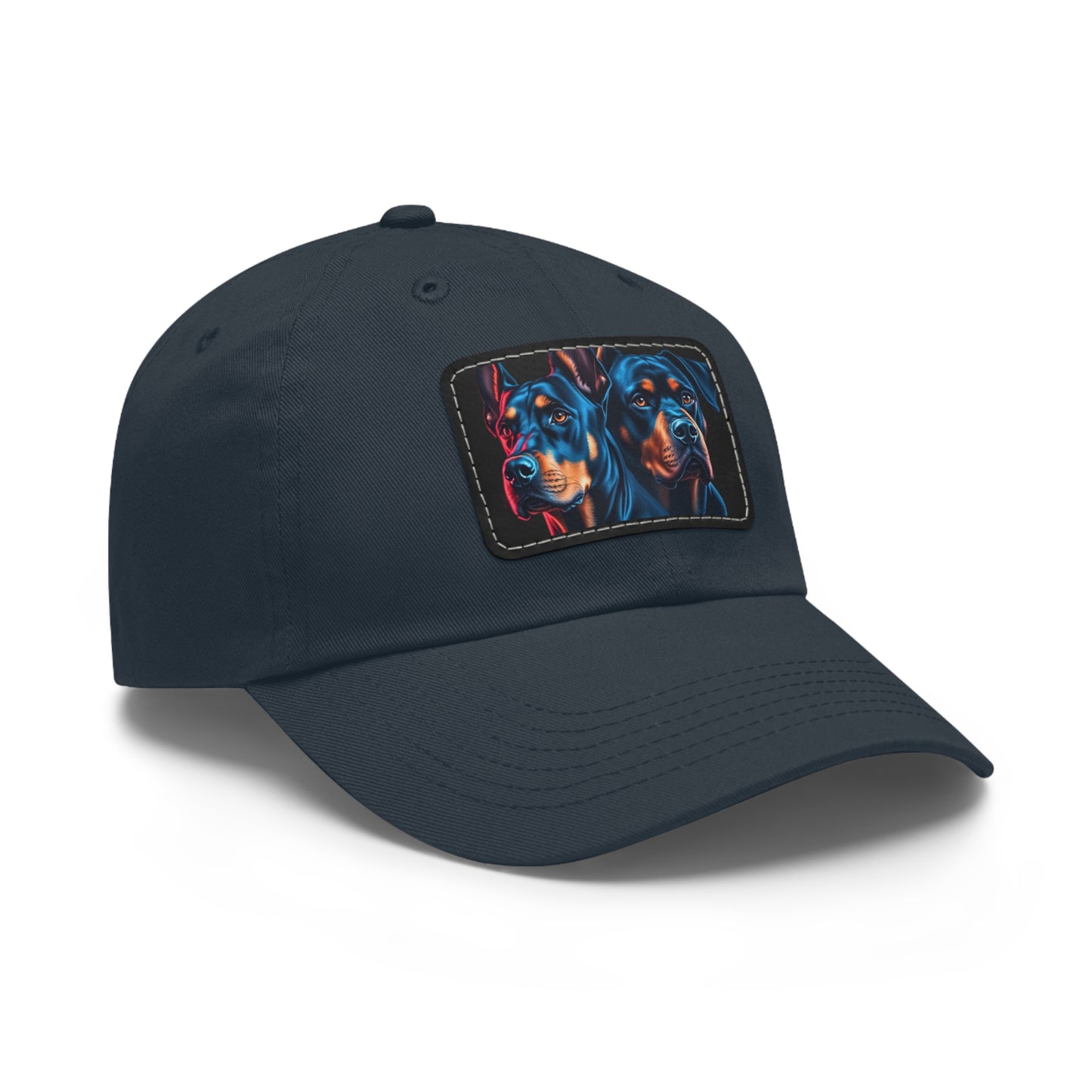 Los Primos 1 Dad Hat with Leather Patch (Rectangle)