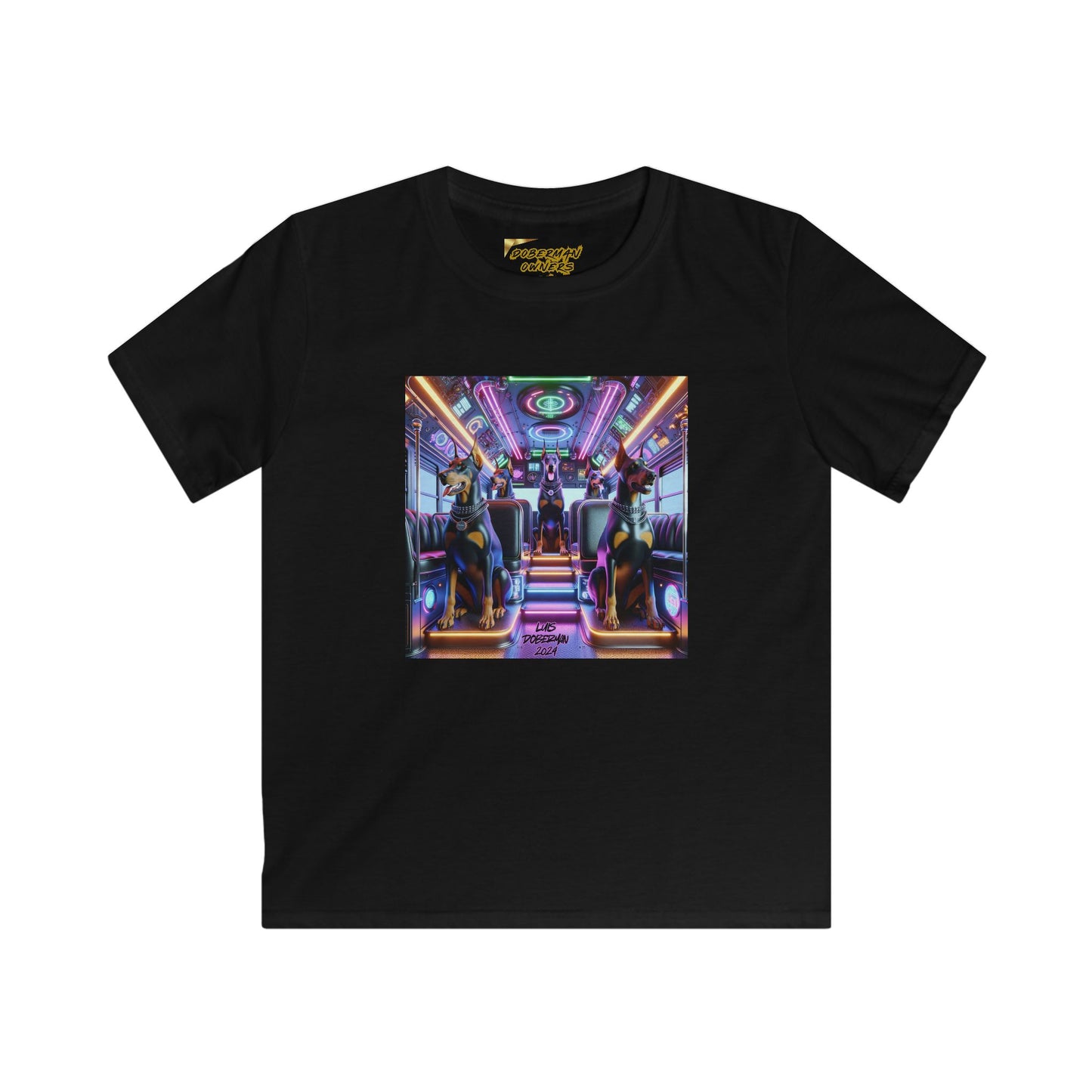 Luis Doberman Edition 001 Kids Softstyle Tee