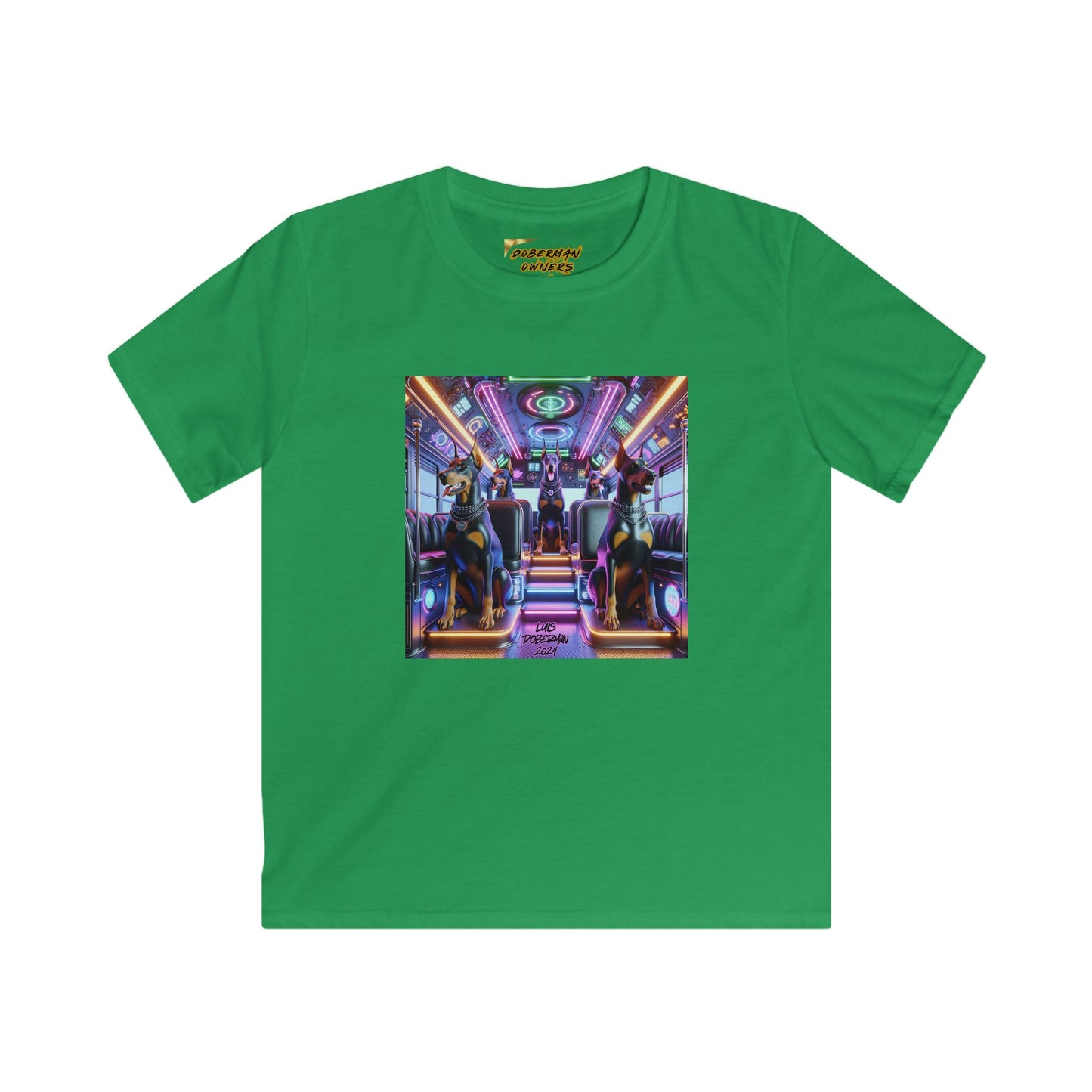 Luis Doberman Edition 001 Kids Softstyle Tee