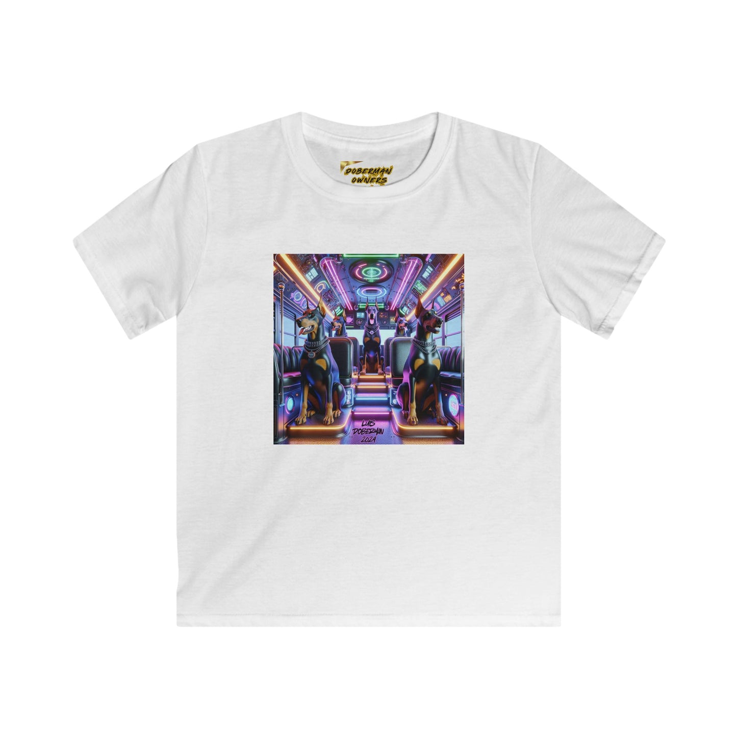 Luis Doberman Edition 001 Kids Softstyle Tee