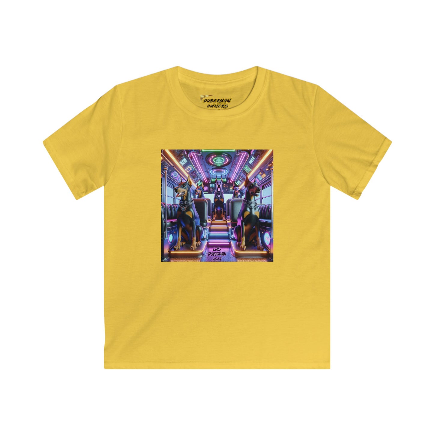 Luis Doberman Edition 001 Kids Softstyle Tee