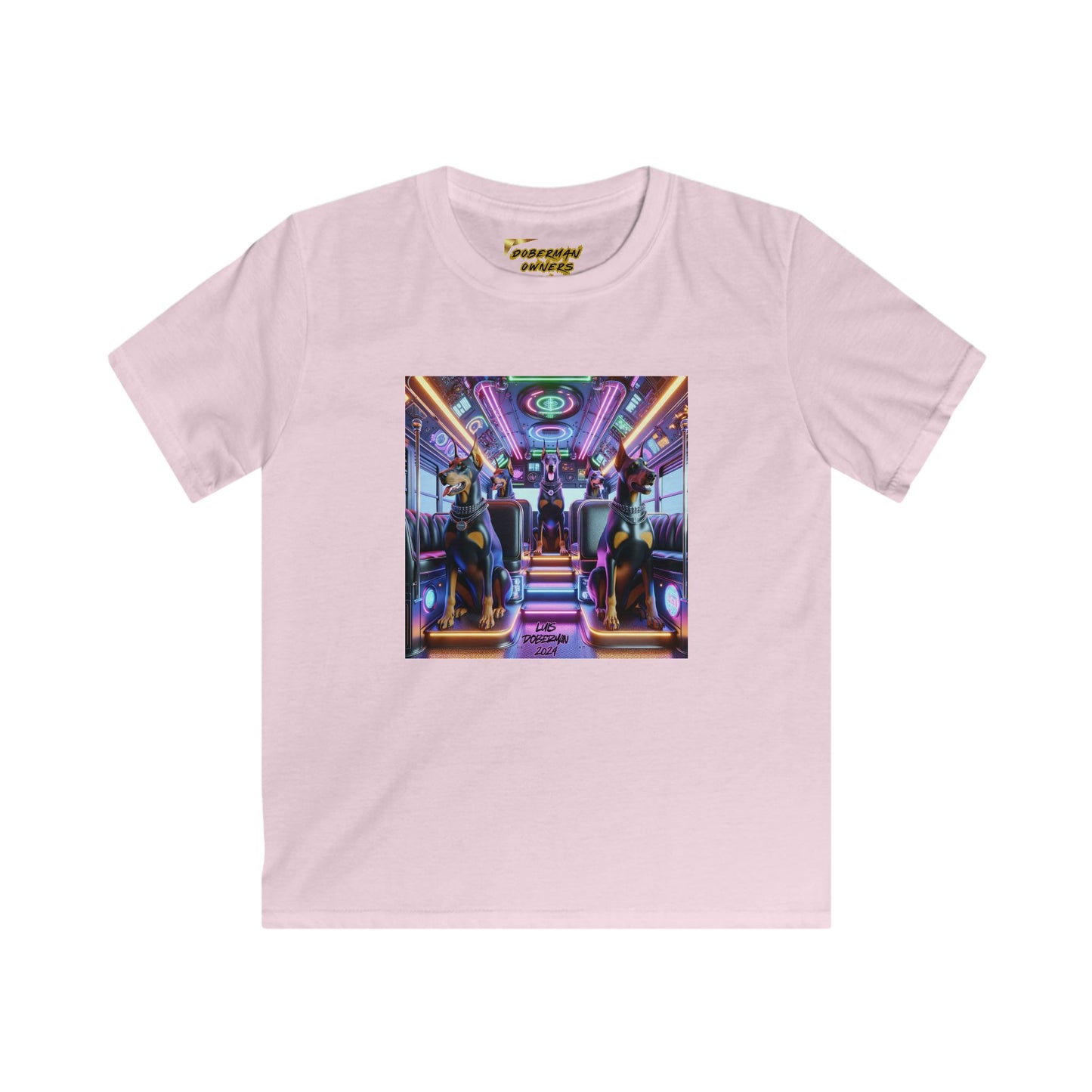 Luis Doberman Edition 001 Kids Softstyle Tee