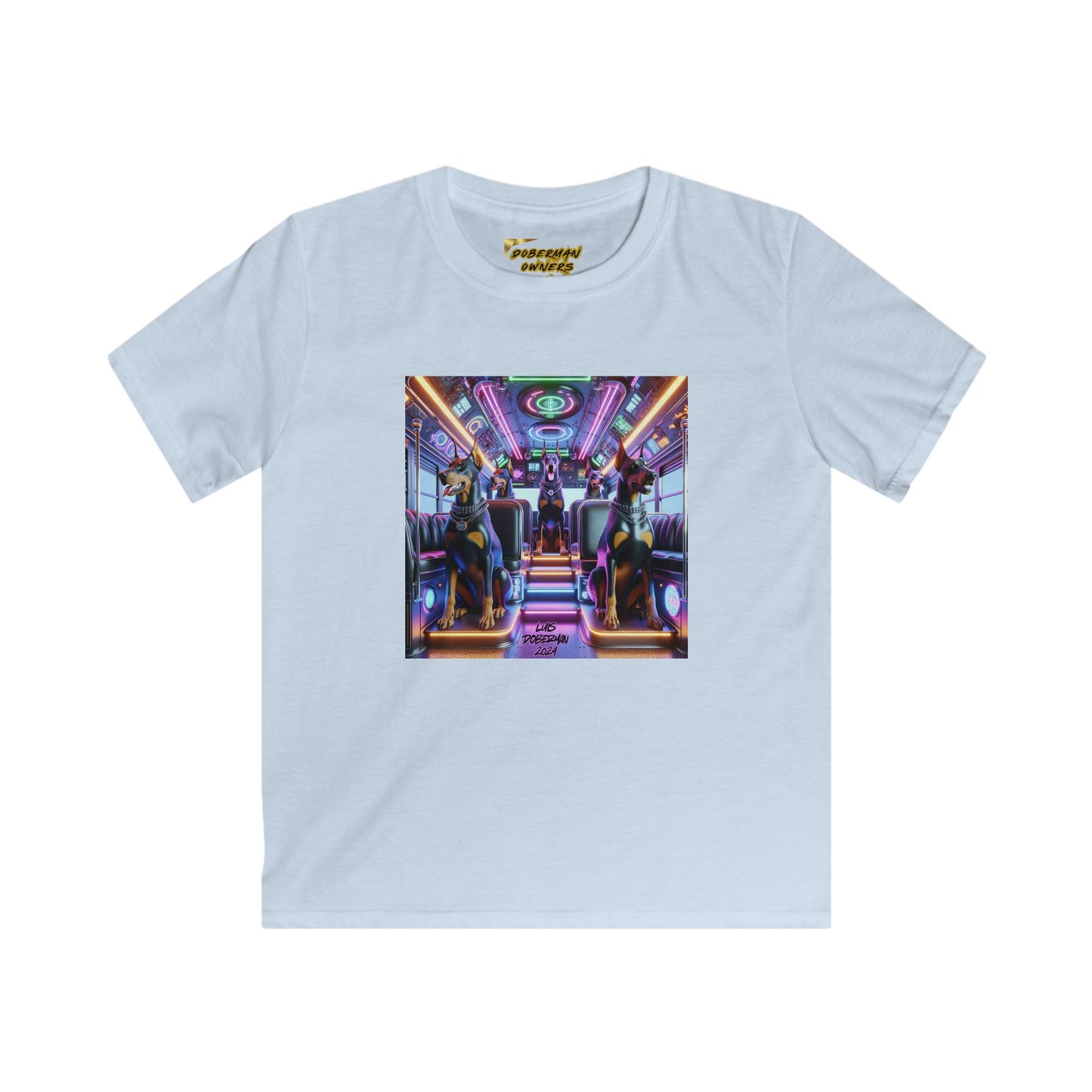 Luis Doberman Edition 001 Kids Softstyle Tee