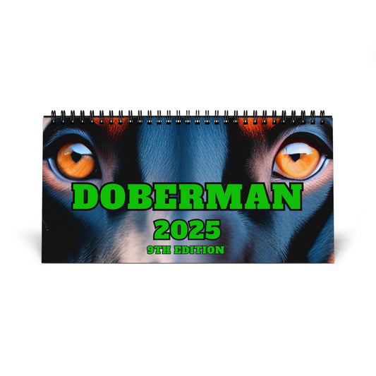 Dobernan DTT 9th Edition Desktop Calendar (2025 grid)